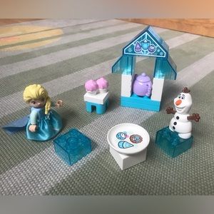 LEGO DUPLO Disney Frozen Toy Featuring Elsa and Olaf's Tea Party 10920 - no box